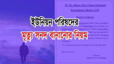 মৃত্যু সনদ