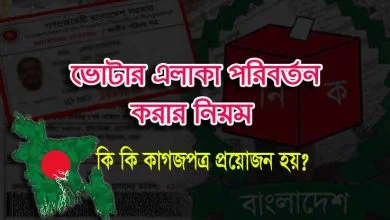 Bangladeshi people voter transfer rules