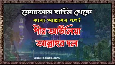 পীর আউলিয়া আল্লাহর দল কুরআন হাদিস থেকে দলিল