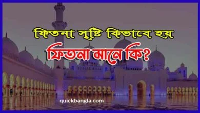 ফিতনা সৃষ্টি কিভাবে হয়, ফিতনা মানে কি